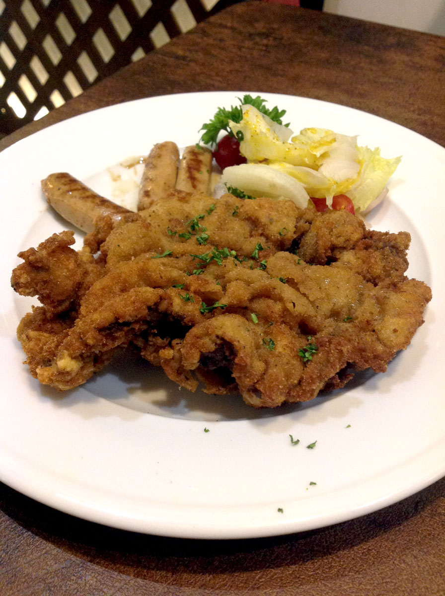 Schnitzel and sausage Imbiss, Colaba