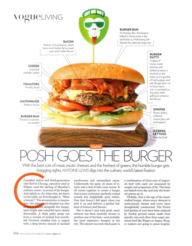 Burger, Vogue India, Dec 2013