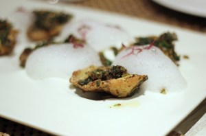 Harimirch tikka Gaggan, Bangkok