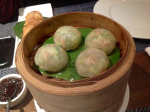 Zucchini and Mushroom Dumpling Chao Ban, Mumbai