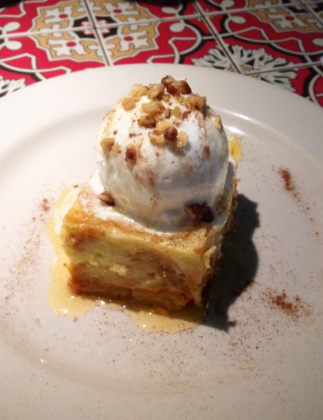 Peach Bread Pudding 