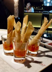 Spring Roll Cigars with Prawns East, Sahara Star, Mumbai