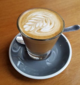An Australian piccolo latte