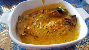 Pabda in Mustard Sauce at Iti Mishra's home