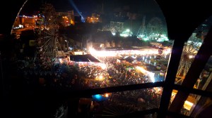 A bird's eye view of the Urs festival, Mahim, Mumbai