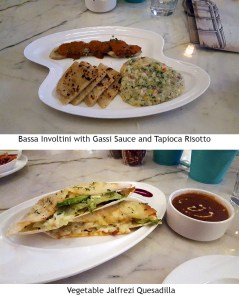 Basa Involtini, Vegetable Jalfrezi Quesadilla