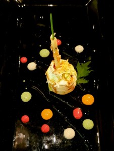 Khandvi vol au vent, Song of India, Singapore
