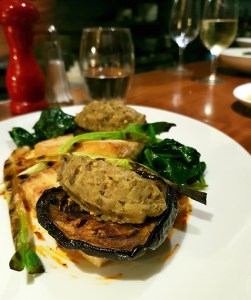 Panise, Smoked Aubergine, Grilled Scallion and Harissa, Hadskis, Belfast