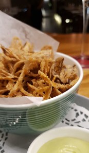 Lotus Stem Crisps, 266 Wine Room and Bar, Bandra