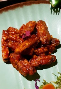 Aubergine in Hot Garlic, Open China, Juhu