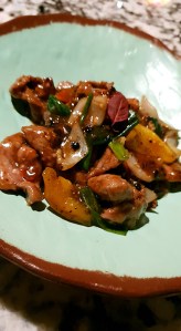 Lamb in Black Bean Sauce, Open China, Juhu